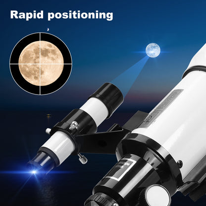 SUNOYAR Telescope, 70mm Aperture (15X-150X) Telescopes for Astronomy, Refractor Telescopes for Adults,Kid and Beginners with Adapter and Tripod