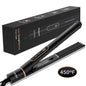 NEXPURE 1 inch Flat Iron, 2 in 1 Hair Straightener & Curling Iron Styling Tool, Fast Heat-Up, Universal Voltage, Black