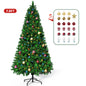 VAVSEA 7.5 FT Pre-Lit Christmas Trees Include 18pcs Christmas Ball and 1 Star, Artificial Christmas Tree with 1500 PVC Branch Tips & 380 Color-Changing LED Lights for Holiday Party, Home